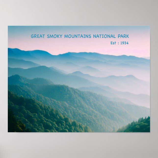Great Smoky Mountains National Park Poster (Front)