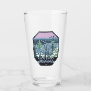 Great Smoky Mountains National Park Retro Glass