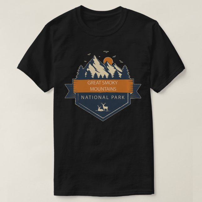 Great Smoky Mountains National Park  T-Shirt (Design Front)