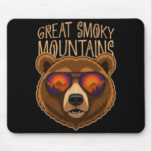 Great smoky mountains national park tennessee bear mouse pad