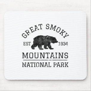 Great Smoky Mountains National Park Tennessee Bear Mouse Pad