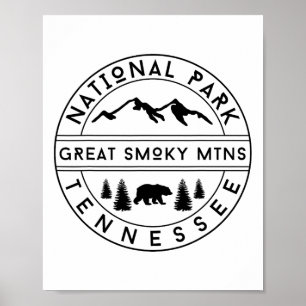 Great Smoky Mountains National Park Tennessee Natu Poster