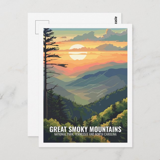 Great Smoky Mountains National Park Tennessee USA  Postcard (Front/Back)