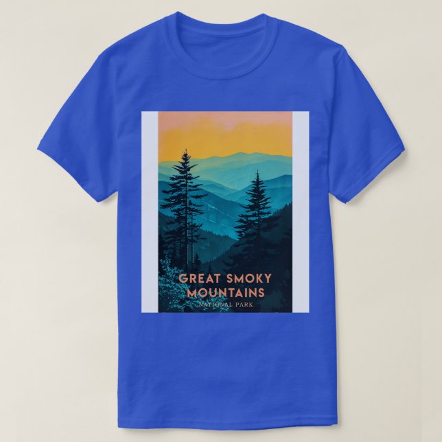 Great Smoky Mountains national park travel  2 T-Shirt (Design Front)