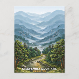 Great Smoky Mountains National Park Travel Postcard