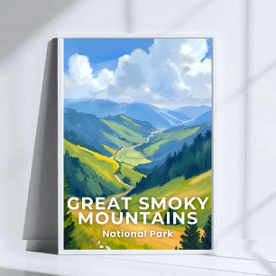 Great Smoky Mountains National Park Travel Poster