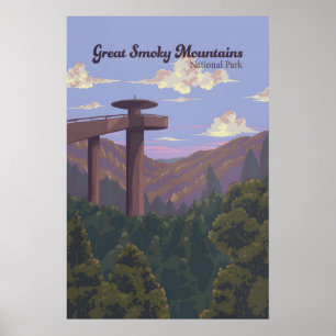 Great Smoky Mountains National Park Travel Poster