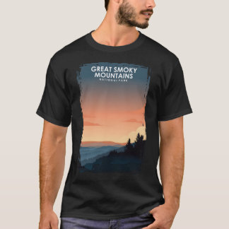 Great Smoky Mountains National Park Travel Poster  T-Shirt
