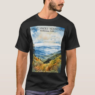 Great Smoky Mountains National Park View From The  T-Shirt