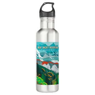  Great Smoky Mountains National Park Vintage 710 Ml Water Bottle