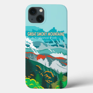  Great Smoky Mountains National Park Vintage iPhone 13 Case