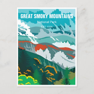 Great Smoky Mountains National Park Vintage Postcard