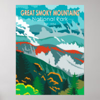 Great Smoky Mountains National Park Vintage