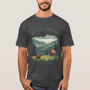 Great Smoky Mountains National Park Vintage T-Shir T-Shirt