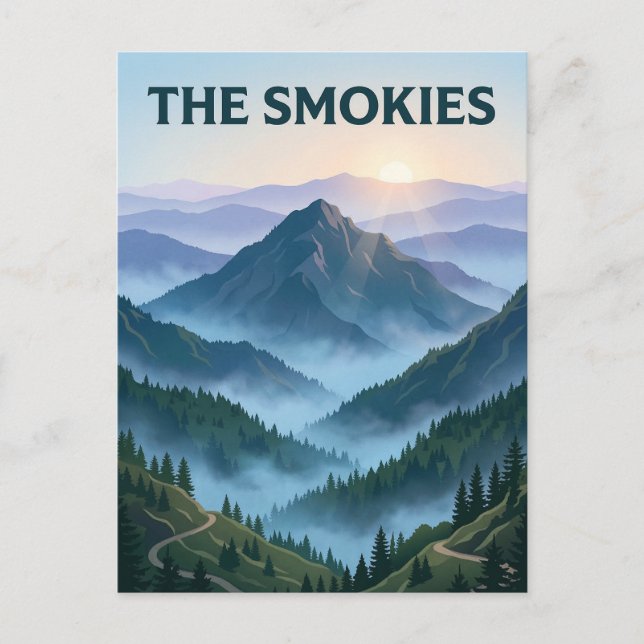 Great Smoky Mountains Postcard (Front)