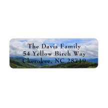 Great Smoky Mountains Return Address Label