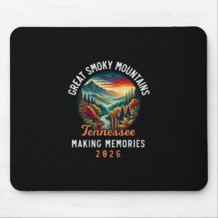 Great Smoky Mountains Tennessee 2026 Pigeon Forge Mouse Pad