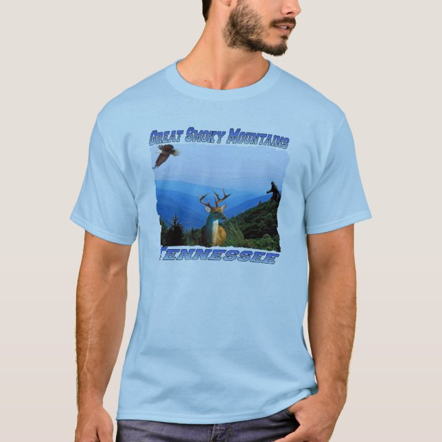 Great Smoky Mountains,Tennessee Adult T-shirt (Front)