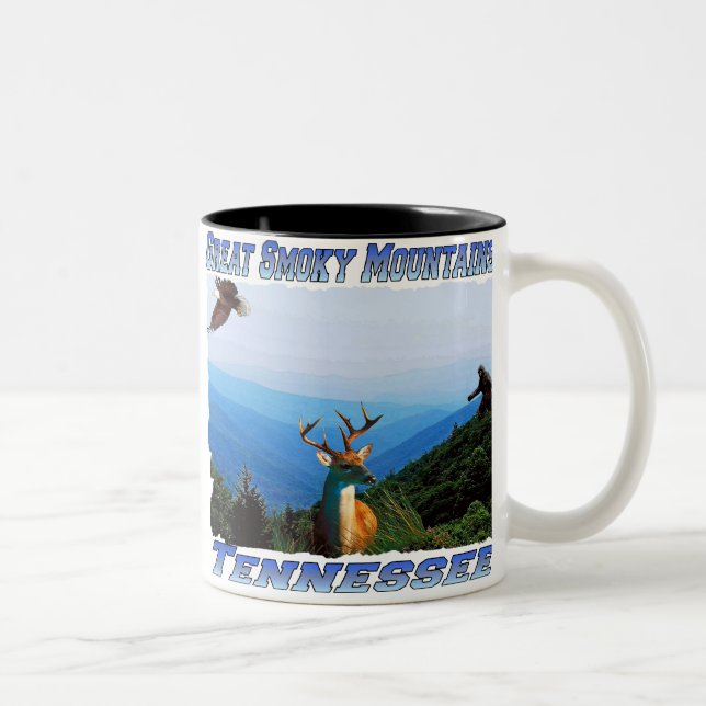 Great Smoky Mountains Tennessee Coffee Cup (Right)