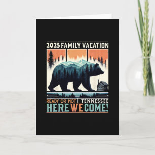 Great Smoky Mountains Tennessee Family Vacation 20 Card
