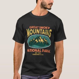 Great Smoky Mountains Tennessee Hiking Long Sleeve T-Shirt