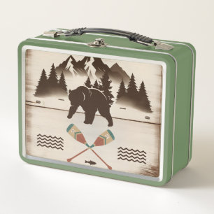 Great Smoky Mountains, TN bear Metal Lunch Box