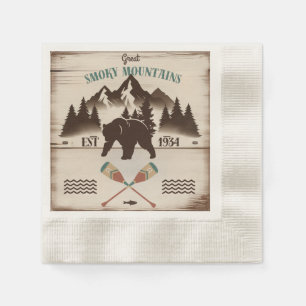 Great Smoky Mountains, TN bear Napkin