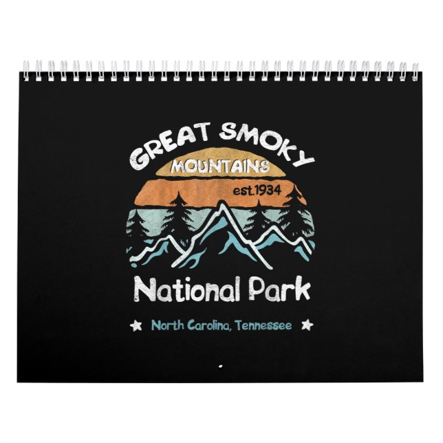 Great Smoky Mountains US National Park Camping Calendar (Cover)