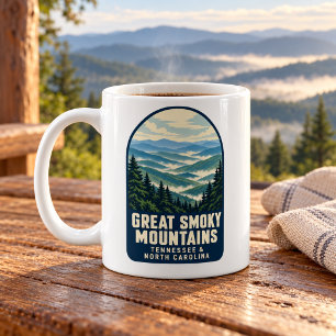 Great Smoky Mountains Vintage National Park Coffee Mug