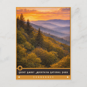 Great Smoky Mountains Vintage Postcard