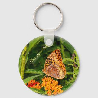 Great-spangled Fritillery Butterfly Key Ring