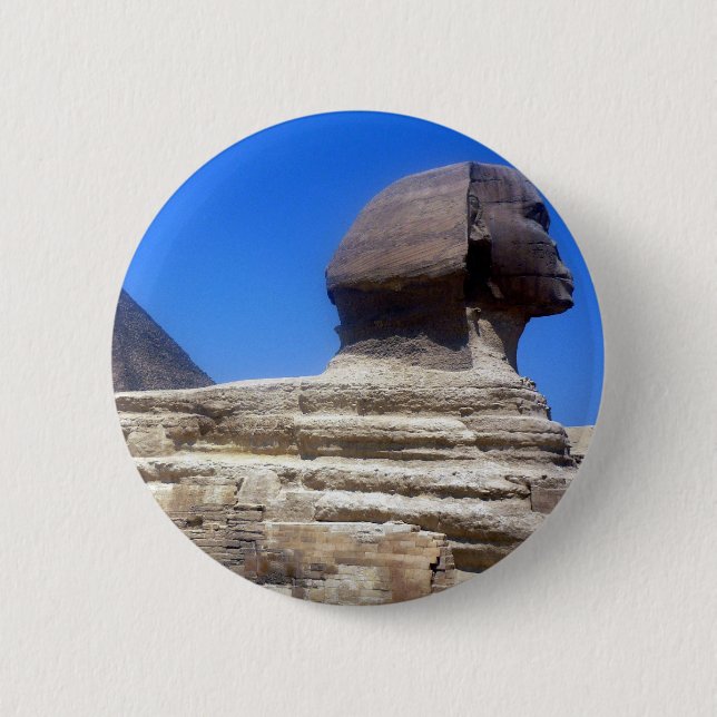 great sphinx 6 cm round badge (Front)