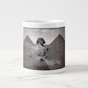 Great Sphinx & Giza Pyramids Necropolis Egypt Large Coffee Mug