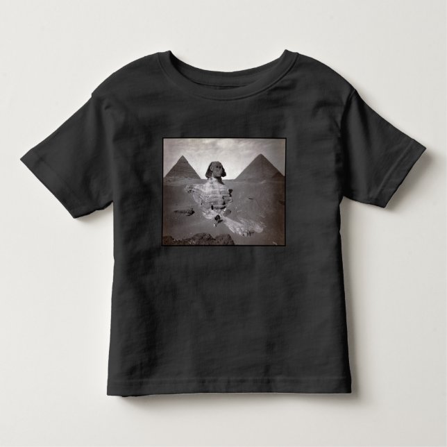 Great Sphinx & Giza Pyramids Necropolis Egypt Toddler T-Shirt (Front)
