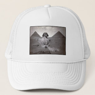 Great Sphinx & Giza Pyramids Necropolis Egypt Trucker Hat