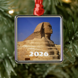 Great Sphinx of Giza, Egypt Metal Ornament