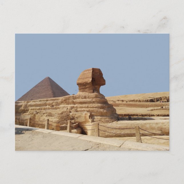 Great Sphinx on the Giza plateau. Egypt, August 20 Postcard (Front)