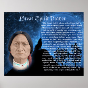 Great Spirit Prayer Poster
