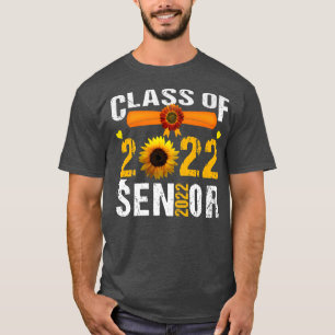 Great Sunflower Class Of 2022 Senior Graduation Gr T-Shirt