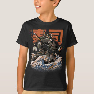 Great Sushi Dragon Japanese Food Kawaii Dragon Ani T-Shirt