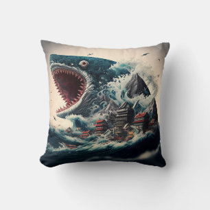 Great Sushi Shark Monster Cushion