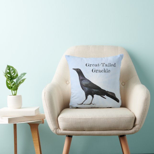 Great-Tailed Grackle Cushion (Chair)