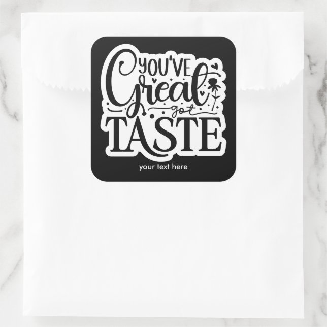 Great taste sticker (Bag)