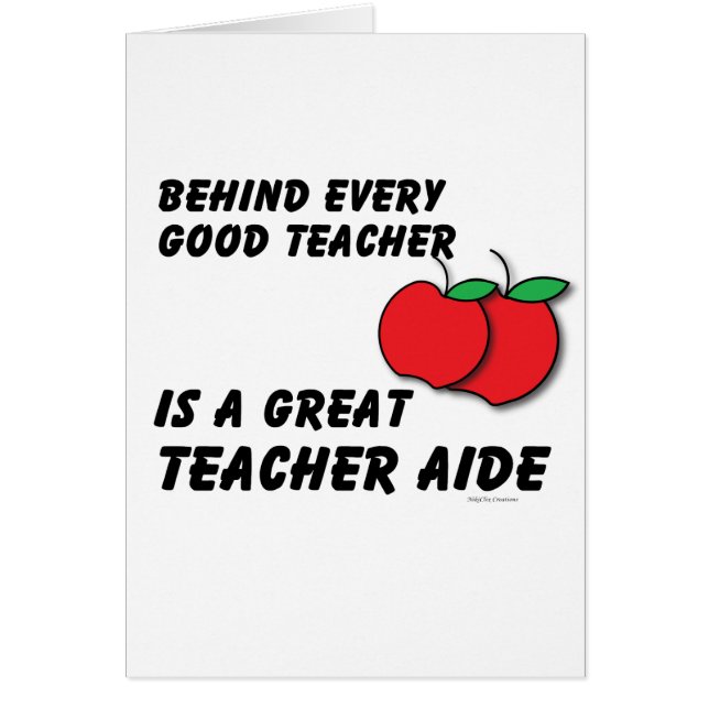 Great Teacher Aide (Front)