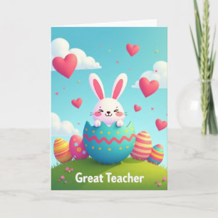Great Teacher Happy Spring Card