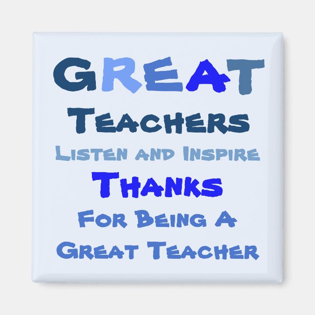 Great Teacher Magnet (Front)