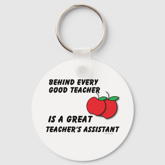 Great Teacher's Assistant Key Ring (Front)