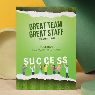 Great Team Great Staff Thank You Appreciation Invitation