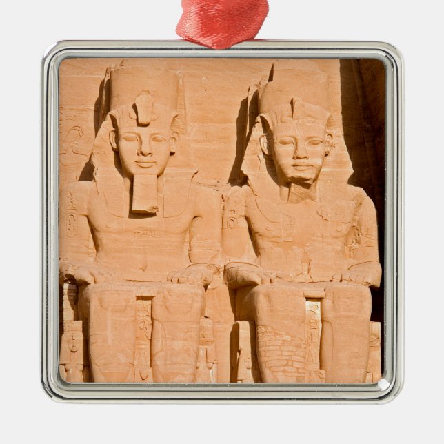 Great Temple of Abu Simbel - Ramses II - Egypt Metal Ornament (Front)