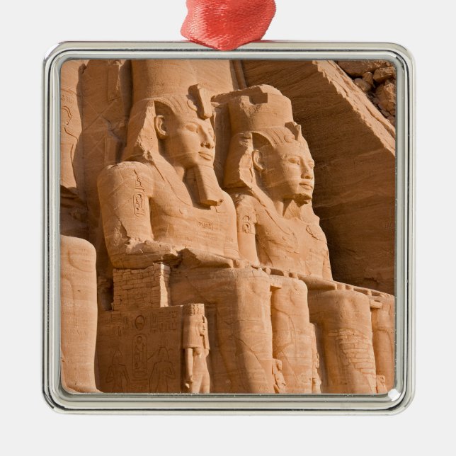Great Temple of Abu Simbel - Ramses II - Egypt Metal Ornament (Front)